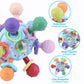 Baby Teething Toys, Baby Teether Montessori Sensory Toys For 0-6 6-12 Months, Boy Girl Gifts For Infant Newborn Toddler 0 3 6 9