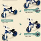 LOL-FUN Baby Balance Bike Toy for 1 2 Year Old Boys Girls Gift Toddler Tricycle 1-3 Year Old with Removable Pedal, 4 in 1 Trike