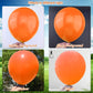 Moukiween Orange Balloons 12 Inch - 70 Pcs Burnt Orange Balloons For Fall Balloons Construction Balloons Cutie Baby Shower Birthday Party Halloween Christmas Decorations