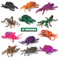 Niskaqsn 12 Pack Color Changing Insect Toys,Change Color Bug Toys,Floating And Stretchable Bath Toys Fosr Kid,Insect Figurines T