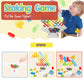 Clapet 64 Pcs Tetra Tower Stacking Game, Fun Balance Building Blocks Board Games For Kids Adults Family Party, Toys Gifts For Bo