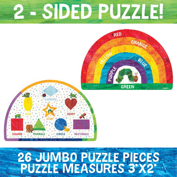 Briarpatch | The Very Hungry Caterpillar 2-Sided Floor Puzzle, Ages 3+
