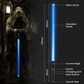 Komiikka Lightsabers Toy Light Saber Swords for Adults Kids 2 Pack, Rechargeable 2 in 1 15 Colors RGB Dueling Swords Toy with Re