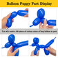 Blue 260 Long Balloons 100 Pack Dark Blue Modeling Long Magic Balloons Thickening Latex Twisting Diy Animal Balloon For Birthday