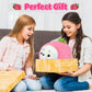 Hkojewp Cute Seal Plush Pillow, Soft 13" Cotton Stuffed Animal Toy in Seal Color for Kids and Girlfriend