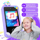 Kids Smart Phone for Girls with Holographic Pyramid, Christmas Birthday Gifts for Age 3-10 Kids Toys Cell Phone, 2.8'' Touchscre