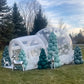 Inflatable Bubble House For Kids, 10Ft Clear Blow Up Balloon Dome With 6'L Tunnel, Outdoor Transparent Commercial Grade Pvc Bubb