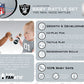 Babyfanatic Wood Rattle 2 Pack - Nfl Las Vegas Raiders - Officially Licensed Baby Toy Set