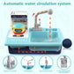 Funmission Play Kitchen Sink Toys, Children Electric Dishwasher Play Sink With Running Water, Play Kitchen Accessories, Upgraded