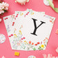 Fangleland Wildflower Happy Birthday Banner Garland Sign Party Decorations Set, Pre-strung No DIY Floral Flower Theme Birthday B
