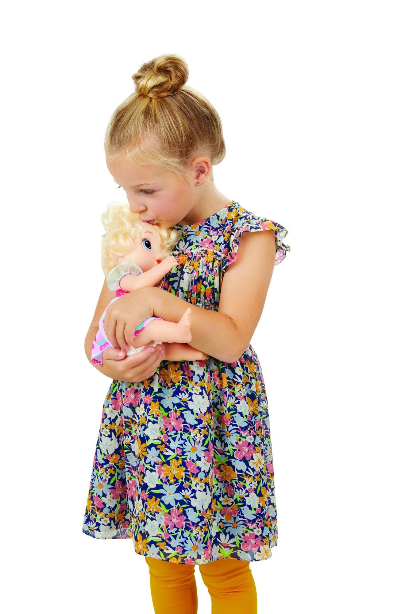 Baby Alive Magical Mixer Doll - Strawberry Shake, 13" Blonde Hair, Pink, E6943, Includes Blender Accessories, Drinks, Wets, Eats