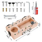 Wooderma Wooden Montessori Toys For 3 4 5 Year Old, Montessori Screwdriver Board Set With Lock And Key Toy, Educational Sensory