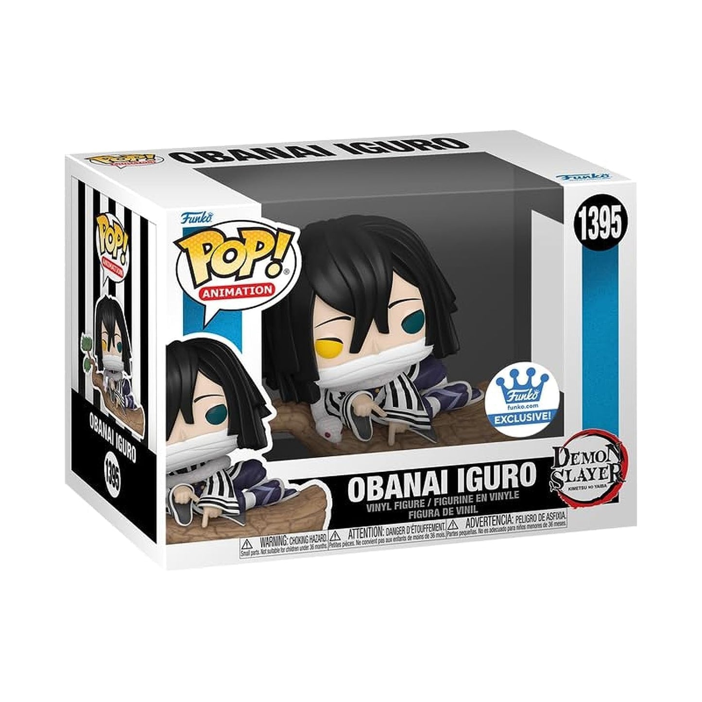 Funko Pop! Animation Demon Slayer Obanai Iguro Shop Exclusive Vinyl Figure Multicolor Model FU73436
