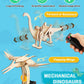 Poraxy Dinosaur Toys, 4 In 1 Stem Kits For Kids Age 8-10, Toys For Ages 8-13, Educational Science Building Projects, 3D Wooden Puzzles Robot Crafts, Gifts For Boys Girls 7 8 9 10 11 12 13 Year Old