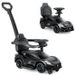 INFANS 3 in 1 Push Car for Toddlers, Licensed Maserati Baby Stroller Sliding Walking Car with Push Handle, Horn, Music, Undernea
