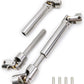 VICRAZZE RC Stainless Steel Drive Shaft 90-125mm for 1/10 RC Crawler Traxxas TRX4 TRX6 Axial SCX10 Wraith Capra D90 TF2 Redcat G