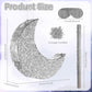 Hicarer Silver Moon Piata for Kids Moon Birthday Party Decorations Supplies Piata Decor for Kids Birthday Party Twinkle Twinkle