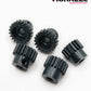 VICRAZZE 32p 5mm Pinion Gear Set 17T 18T 19T 20T 21T with 1/8 inch(3.175mm) Coupler and hex Key for 0.8 Metric Pitch RC Buggy Ca