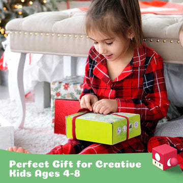 Dufvrpe Minecraft Magnetic Blocks - 48Pcs The Plumber Is Out - 1'' Creative Magnacraft Magnetic Building Cubes Gift Set For Kids