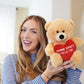 Zamnnn Shawty U Hella Fine - 10' Teddy Bear & Gift Bag - Funny Stuffed Animal Plush Gift For Girlfriend, Boyfriend, Best Friend - Birthday, Engagement, Valentines, Anniversary, Wedding - Witty Bears
