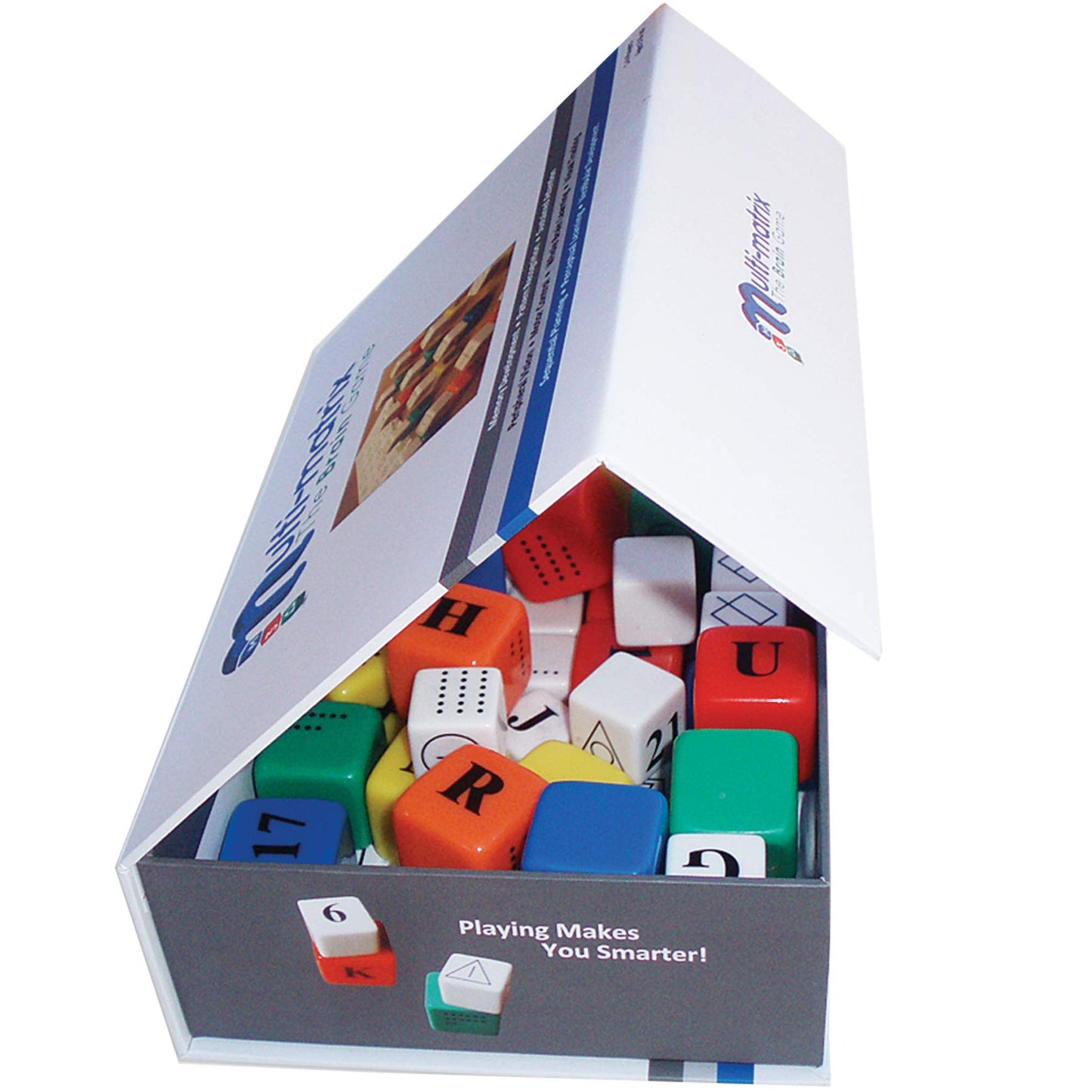 The Multi-Matrix Therapeutic Game Developmental Blocks With 50 Smart Cubes -Like New