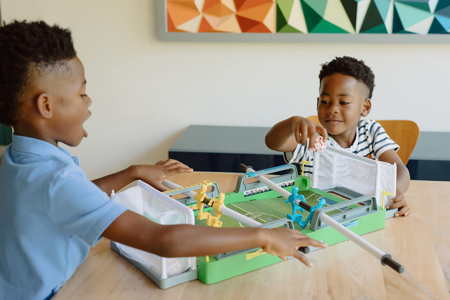 Buffalo Games Flip Kick Soccer - Fast Paced Dexterity Game - Plastic - Ages 5+ - Great for Family Game Night - Model 360