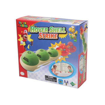 Epoch Games Super Mario Hover Shell Strike - Tabletop Or Floor Multiplayer Sports Game For Ages 4+