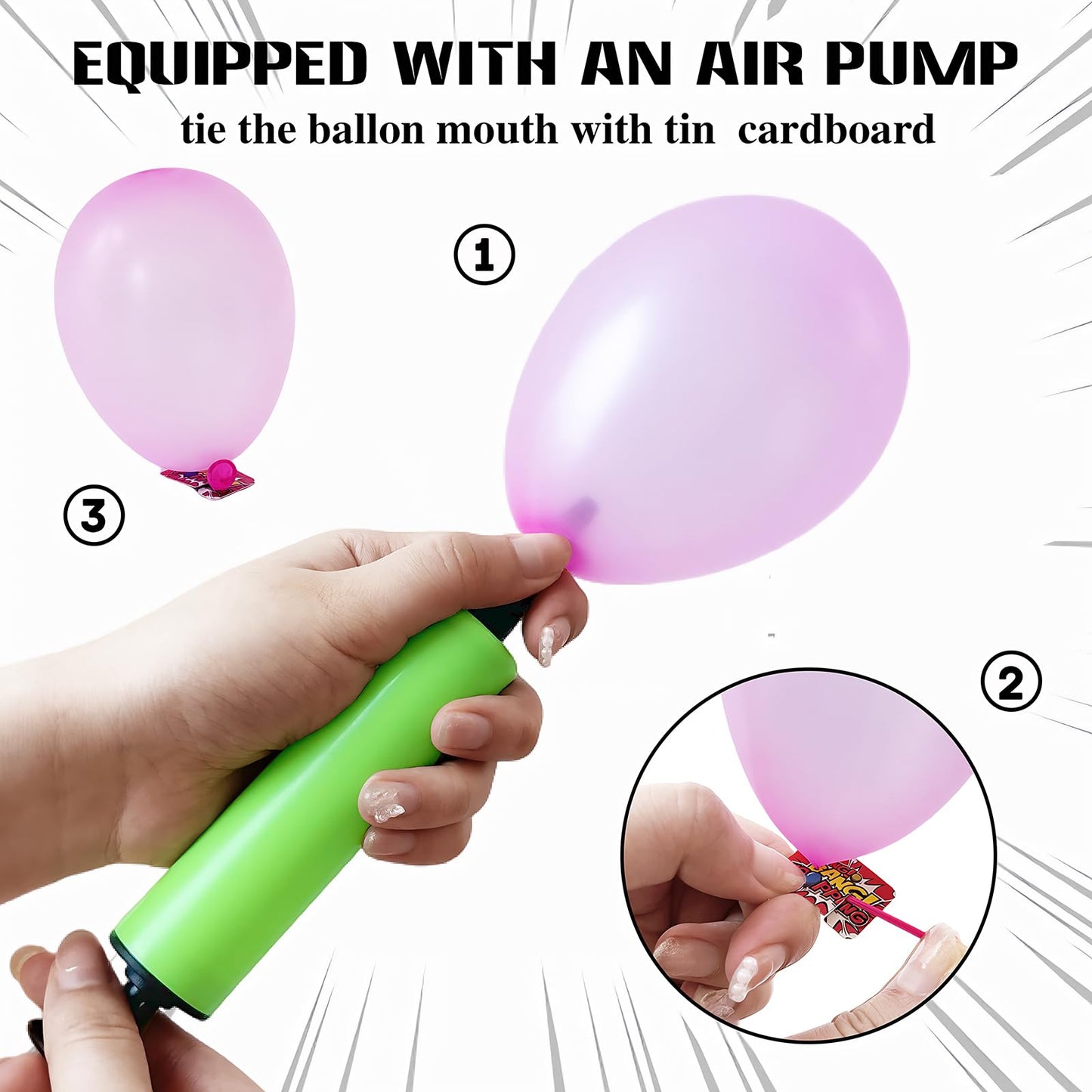 Chussaanj Balloon Popping Game - Multicolor Plastic Desktop Board Game for Kids & Adults, Perfect for Family Parties