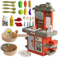 Xuanyilan Pretend Play Kitchen Set,Kids Kitchen Playset With Realistic Lights & Sounds,Kitchen Playset For Toddlers Age 2-5, For