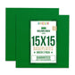 15 Inch X 15 Inch Baseplate For Building Bricks -Two Pack - Green Classic Baseplates Compatible With All Major Brands