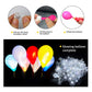 Aogist 100pcs White LED Balloon Lights, Mini Round Plastic Lamps for Indoor Outdoor Events, Halloween, Christmas, Weddings
