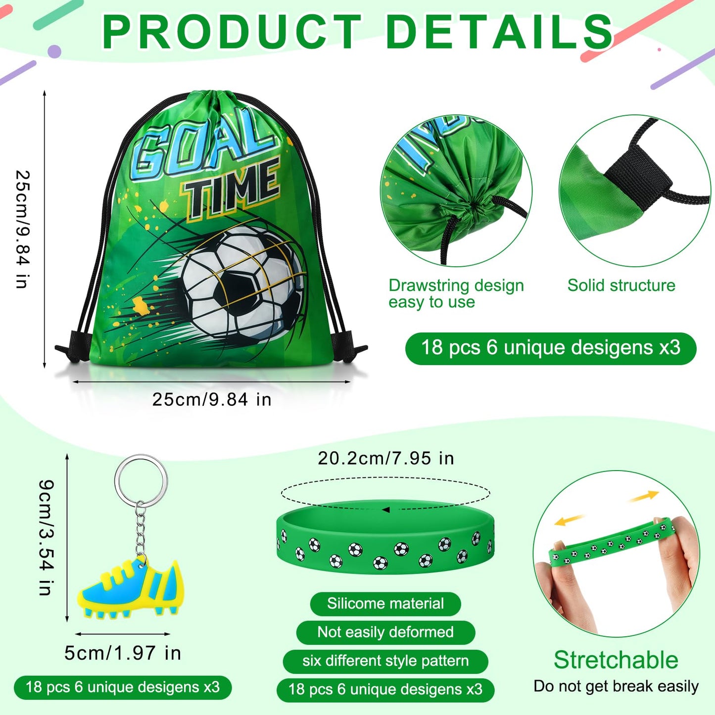 Sadnyy 140 Pcs Baseball Party Favors Birthday Party Decorations Supplies Drawstring Bags with Silicone Bracelets Keychains Straw
