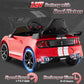 Licensed Ford Mustang Shelby Gt500 Ride On Car For Kids By Olakids, 12V Electric Vehicle With Remote Control, Toddlers Battery P