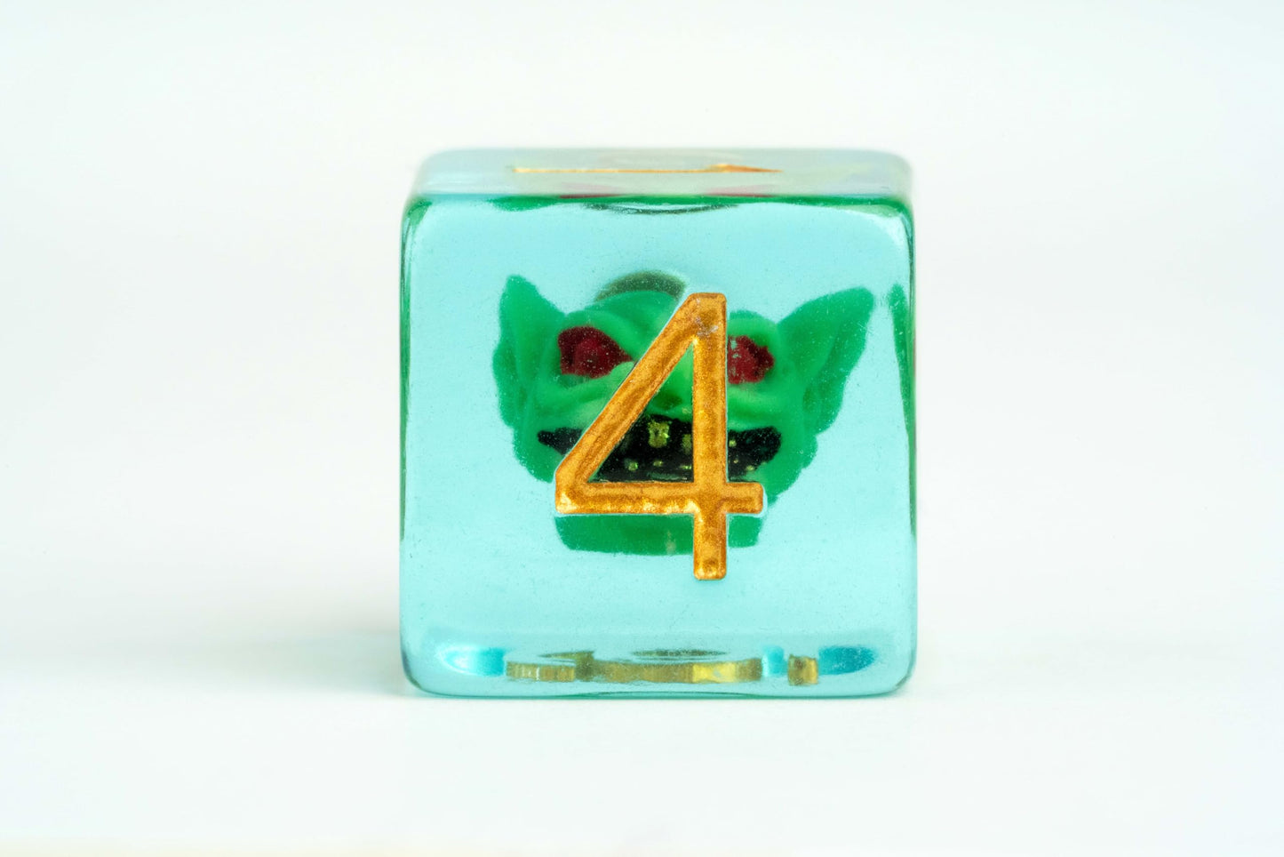 FanRoll by Metallic Dice Games Pathfinder Goblin Inclusion Dice Set