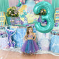 Toniful 40 Inch Large Teal Blue Number 13 Balloons Giant Digital 13 Or 31 Helium Balloons, Foil Mylar Big Number Balloons For 13