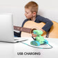 Allcele Robot Toys, Rechargeable Rc Robots For Kids Boys, Remote Control Toy With Music And Led Eyes, Ideal Gift For Children-Green Blue