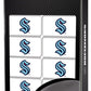MasterPieces Game Day - NHL Seattle Kraken - 28 Piece Team Logo Double Six Domino Set