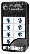 MasterPieces Game Day - NHL Seattle Kraken - 28 Piece Team Logo Double Six Domino Set