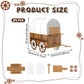 Motipuns 3D Western Covered Wagon Craft Kit Kids Toy Wagon for Vbs Vacation Bible School Supplies Decoration Craft Kits and Acti