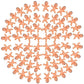 Jiakai 60Pcs Mini Plastic Babies For Baby Shower, Ice Cube Game, Party Decorations, Baby Toys