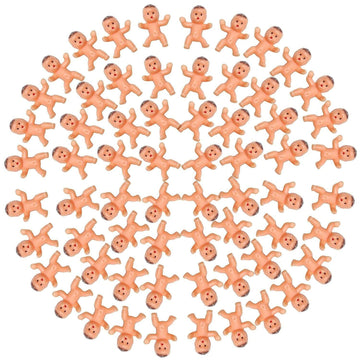 Jiakai 60Pcs Mini Plastic Babies For Baby Shower, Ice Cube Game, Party Decorations, Baby Toys