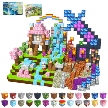 150Pcs Magnetic Blocks, Magnetic Building Blocks, Magnet Blocks For Kids Age 3-5 4-8 8-12, Stem Sensory Educational Magnet Stack