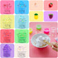 Butte Slime Kit Mini 8 Pack Party Favor For Kids,Strawberry, Grape, Pineapple Cake Charms,Color And Texture Experience,Stress Re