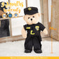 Houwsbaby 14 Electronic Police Teddy Bear Stuffed Animal Dancing Music Singing Waving Interactive Teddy Bear Plush Toy Presents