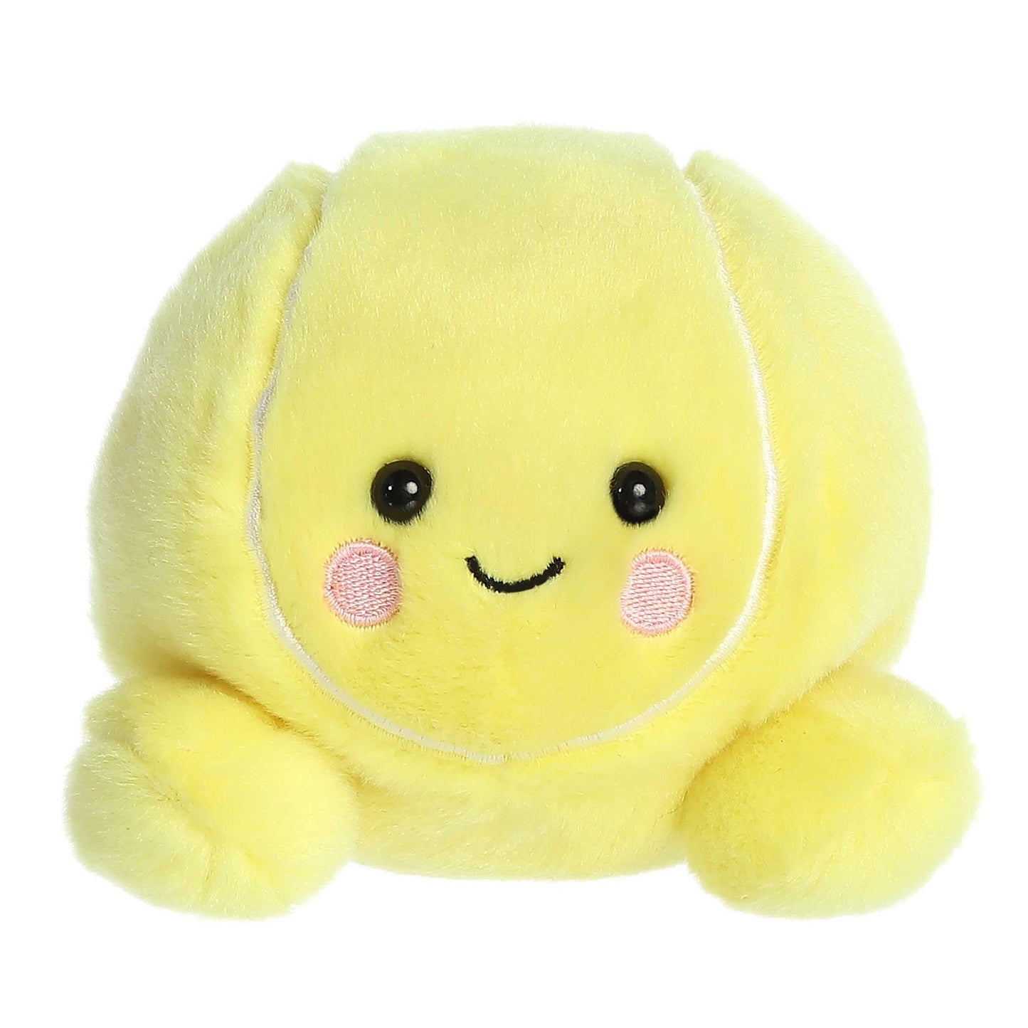 Aurora Adorable Palm Pals Tennis Ace Stuffed Animal - Pocket-Sized Play - Collectable Fun - Yellow 5 Inches
