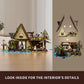 FUNWHOLE A-Frame Cabin Lighting Building Set, 2061 PCS Model F9013, Multicolor Plastic Construction for Adults and Teens
