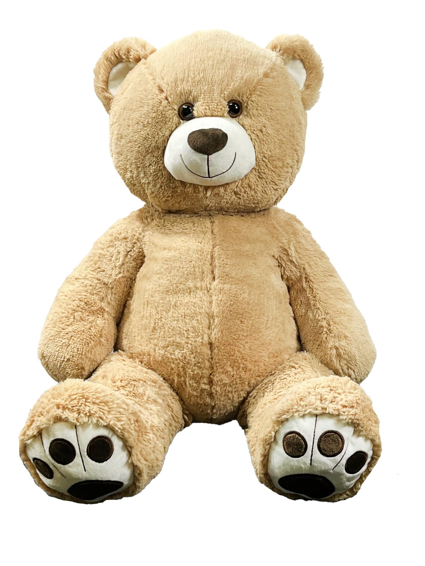 Anico 36 Tall (3 Foot) Big Plush Beige Bear  Stuffed Animal  Teddy Bear with Smiling Face. enhanced Stuffed Toy Teddy Bear  Perfect for Girlfriend  Kids  Valentine's Day  Christmas!
