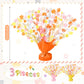 CraftyDream 3 Pcs Daisy Birthday Party Decorations Daisy Flower Table Decor Boho Groovy Daisy Decor Metallic Gleam Foil Spray Ce