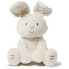 GUND Baby Flora The Bunny Plush Toy, Animated Singing Stuffed Animal, 12", Cream, High Quality Materials, Model 6050681