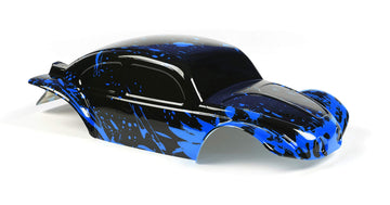 SummitLink Custom Body Muddy Blue Over Black Compatible for 1/10 Slash 4x4 VXL 2WD Slayer RC Car or Truck (Truck not Included) S